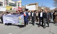 حضور گسترده خانواده جهاد کشاورزی لرستان در راهپیمایی دشمن‌ستیز روز جهانی قدس
